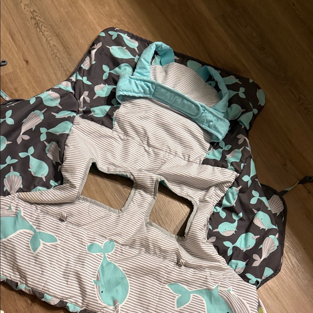 Infant grocery cart cover